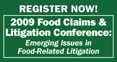Food Claims and Litigation