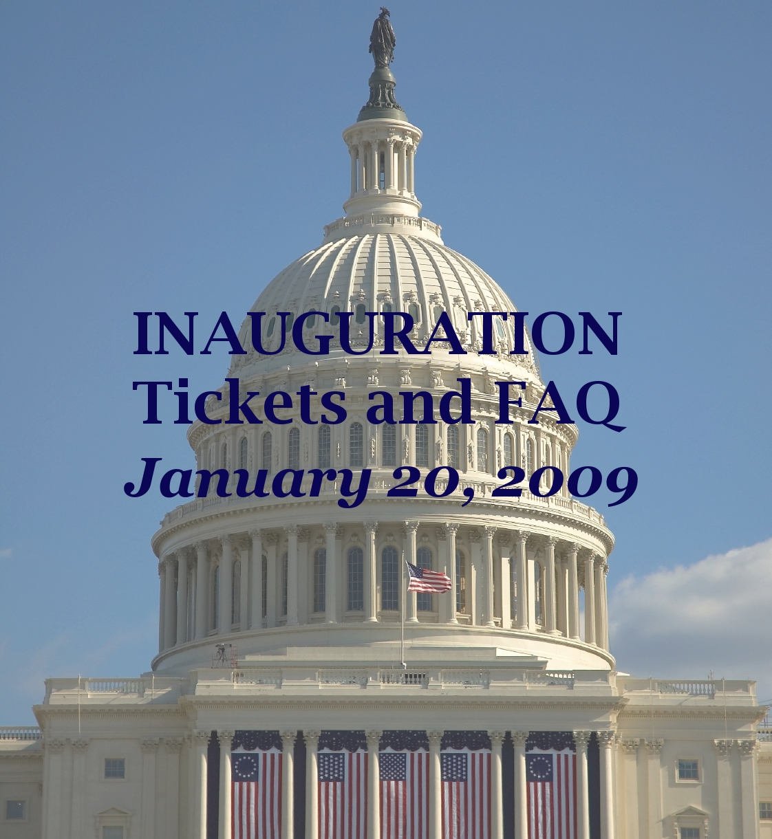 Information on the 2009 Presidential Inauguration