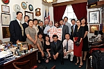 Chinese Scholars participating in the East West Center's China-U.S. Faculty Exchange Program drop by the Capitol.