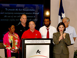 The Houston area delegation joined together to support Hurricane Ike tax incentive legislation co-sponsored by Congressman Brady and Congressman Al Green
