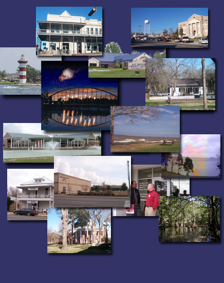 A collage of 8th district sights