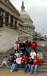 Jasper Junior High School Students visit Washington D.C, meet with Congressman Brady and Tour the United States Capitol.