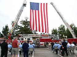 First Annual Montgomery County Firefighters Memorial Service.