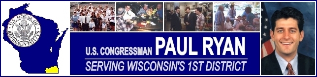 U.S. Congressman Paul Ryan - Serving Wisconsin's 1st District