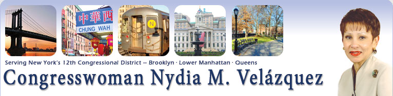 Congresswoman Nydia M. Velázquez--NY-12
