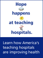 Hope happens at teaching hospitals