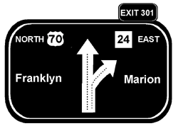 Existing MUTCD format 