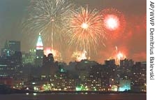 Fireworks OVer Manhattan