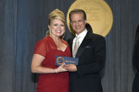 Picture of Ronia Davison, Muskogee Receiving $25,000 Milken Educator Award