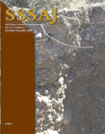 Soil Science Society of America Journal Cover