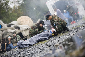 Commissioned Corps officers respond to public health crises and national emergencies.