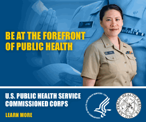 Be at the forefront of public health - U.S. Public Health Service Commissioned Corps