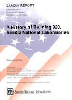 A History of Building 828, Sandia National Laboratories