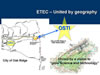 ETEC–United by geography. Link to larger image.