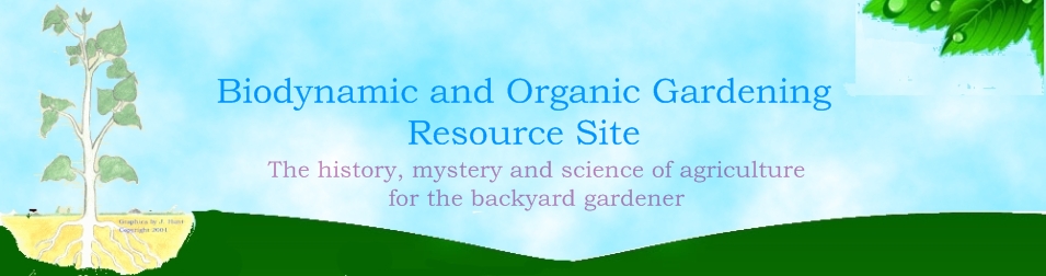 Biodynamic and Organic Gardening Resource Site