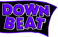 Down Beat: cover title graphic