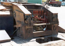 Figure 16. Storage area holding ½ inch chains