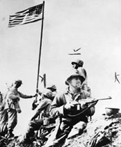 Image: Flag on Mt. Suribachi