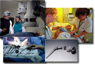 Montage of medical device photographs