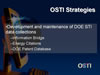 OSTI Strategies. Link to larger image. 