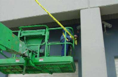 View of aerial platform during OR-OSHA investigation.