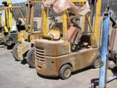 A forklift similar to the one involved in the incident.