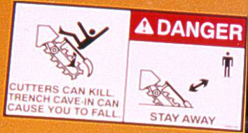 illustrated safety placard