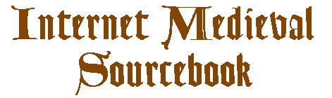 Internet Medieval Sourcebook: Introduction