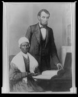 Lincoln showing Sojourner Truth the Bible