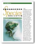 Endangered Species Bulletin Cover