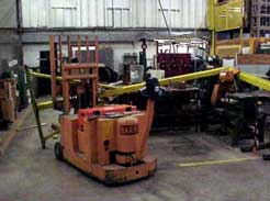 Photo 3. Forklift & A-frame