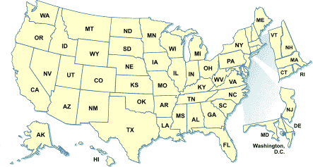 U.S. map