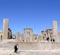 photo of a palace at ruins of Persepolis