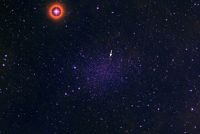 Dust forming around a carbon star
