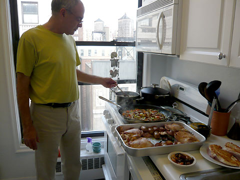 Mark Bittman in his kitchen