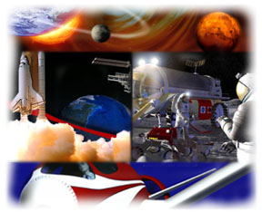 NASA's 5 enterprises image map