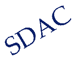 {SDAC acronym in letters of a size large enough to read
but uniform in all browsers}