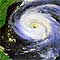 Hurricane off the Florida coast image