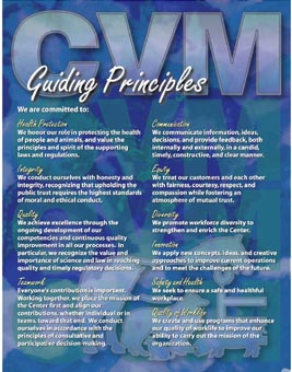 Poster of CVM Guiding Principles