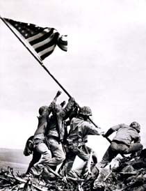 The Second Flag Raising on Mt. Suribachi