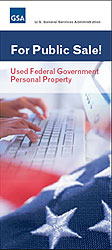 Cover of the publication 'For Public Sale! Used Federal Government Personal Property' 