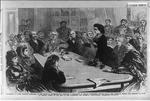 The Judiciary Committee of the House of Representatives receiving a deputation of female suffragists, January 11th, 1871