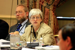 University of California Berkeley epidemiologist Katherine Hammond, Ph.D., was an active participant in the deliberations and led the BSC discussions of the draft brief.