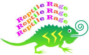 image of reptile and the phrase reptile rage