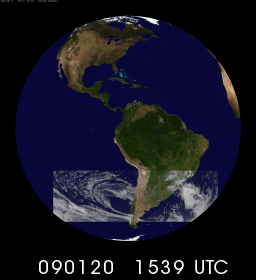 Current GOES East overview image