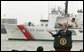 President George W. Bush discusses seaport and cargo security at the Port of Charleston, S.C., Feb. 5, 2004. White House photo by Paul Morse