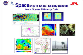 Spaceship-to-Shore -- Society Benefits from Ocean Altimetry Data
