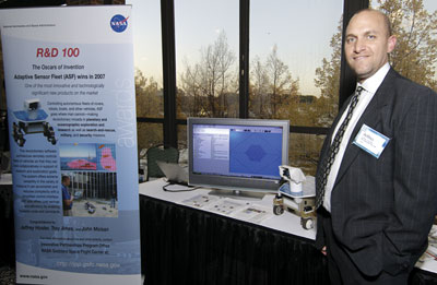 Jeffrey Hosler at R&D100 booth