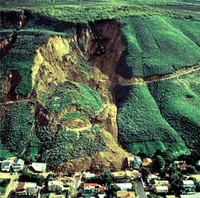 Earth Surface La Conchita Hillside