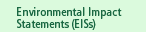 Environmental Impact Statements (EISs)